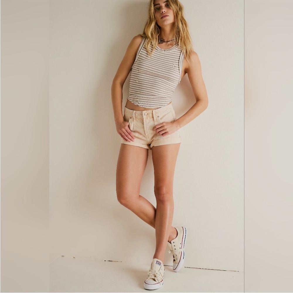NWT Free People We The Free Beginners Luck Slouch Shorts